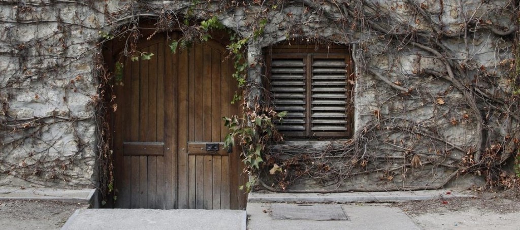 old wine cellar entrance